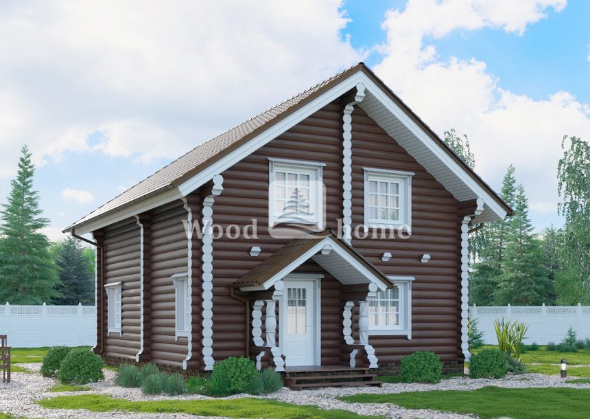 Дом бревно под ключ дешево