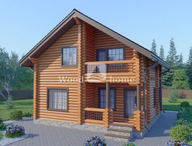 Дом из бревна 10х10